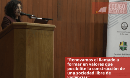 “Renovamos el llamado a formar en valores que posibilite la construcción de una sociedad libre de violencias”