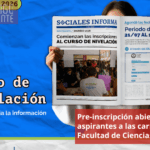 Pre-inscripción abierta para aspirantes a las carreras de la Facultad de Ciencias Sociales