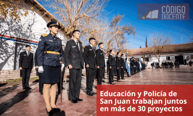 Educación y Policía de San Juan trabajan juntos en más de 30 proyectos